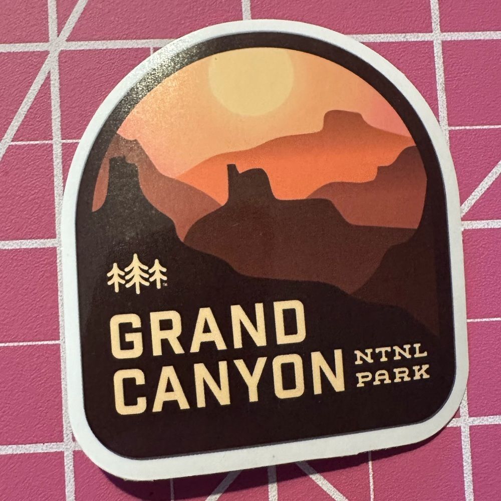 💜13/$13 +Bundle Sticker Sale | Travel Grand Canyon Arizona Waterproof Sticker